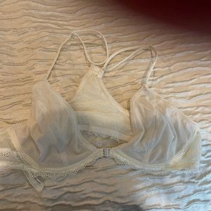 Free People Ivory Bralette with adjustable straps, Racerback Size 36 B